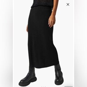 Free People golden hour knit pencil skirt